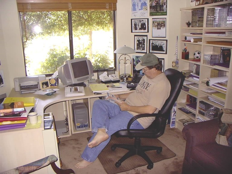 Pat in his office circa 2000